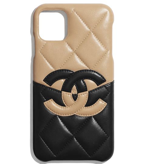 quilted chanel phone case|chanel iphone 11 case.